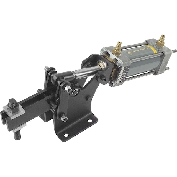 Kipp Pneumatic Clamp Horizontal Steel, Heavy Version K0092.2000 Zoro